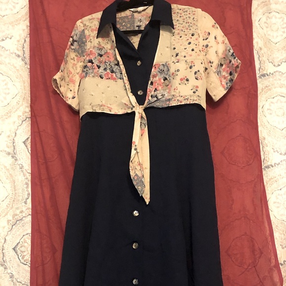 Elegant Long Summer Dress Cute Floral Top - NEW imported - Picture 1 of 8